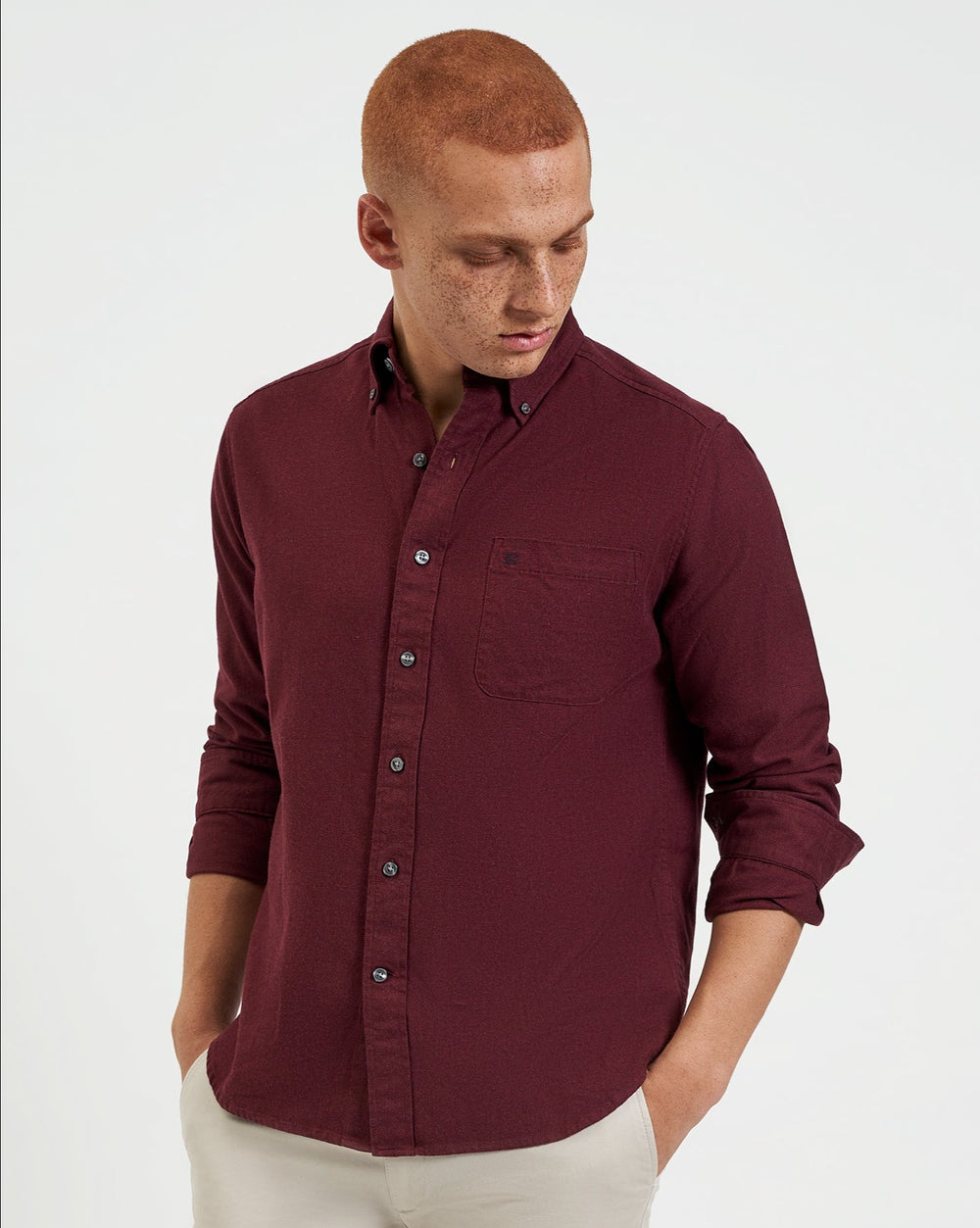 Chemises Ben Sherman Uniform Flannel Bordeaux Bleu Marine Beige | RCE-84741252